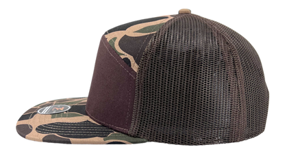 Zapped Headwear Cobra Flat Bill Cap Trucker Mesh Back