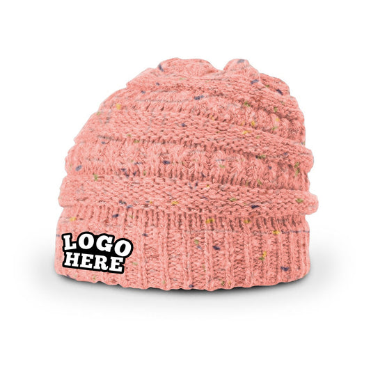 Custom Patch Richardson 157 Speckled Knit Beanie - Star Hats & Embroidery