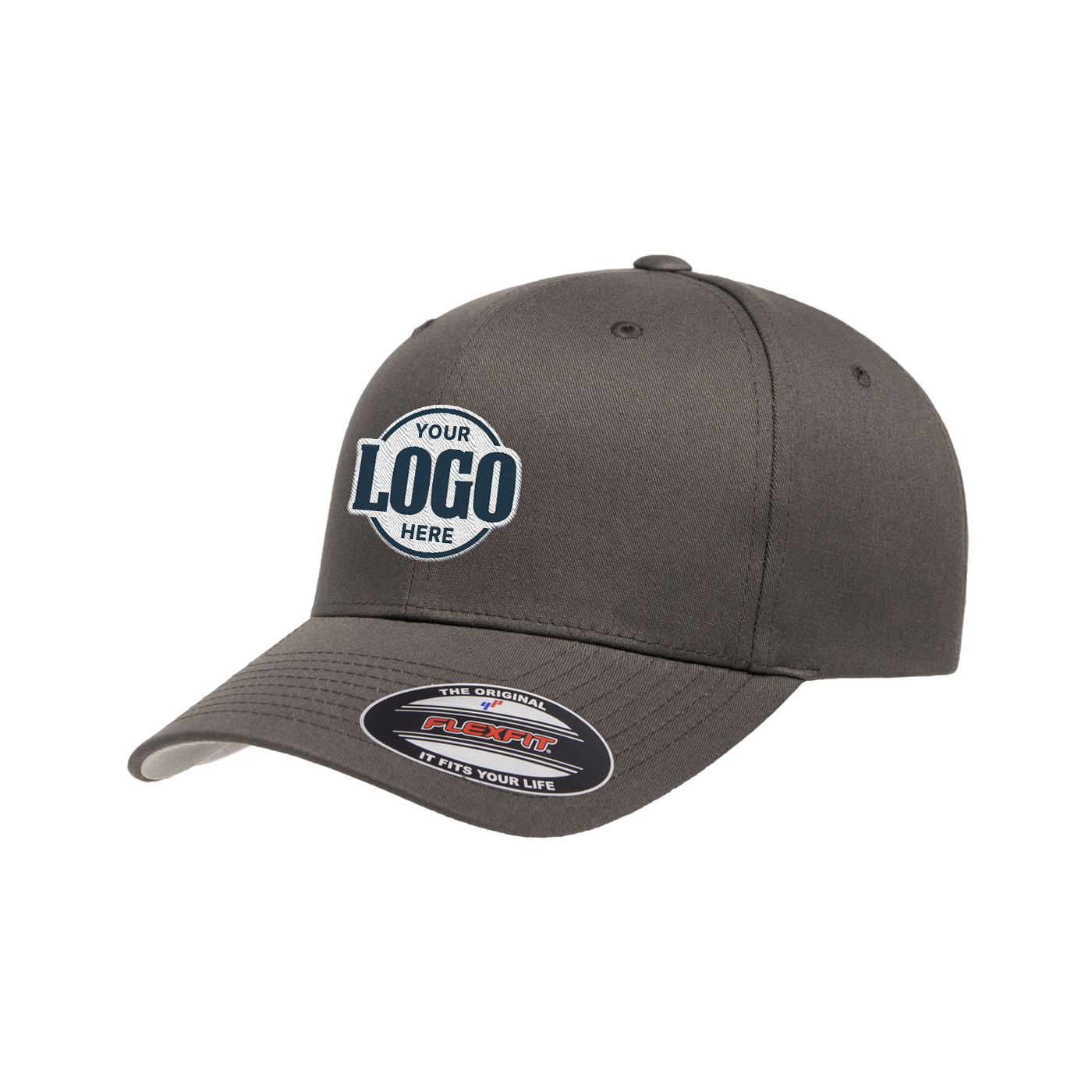 Custom Embroidered FlexFit 5001 V-Flexfit Cotton Twill Cap