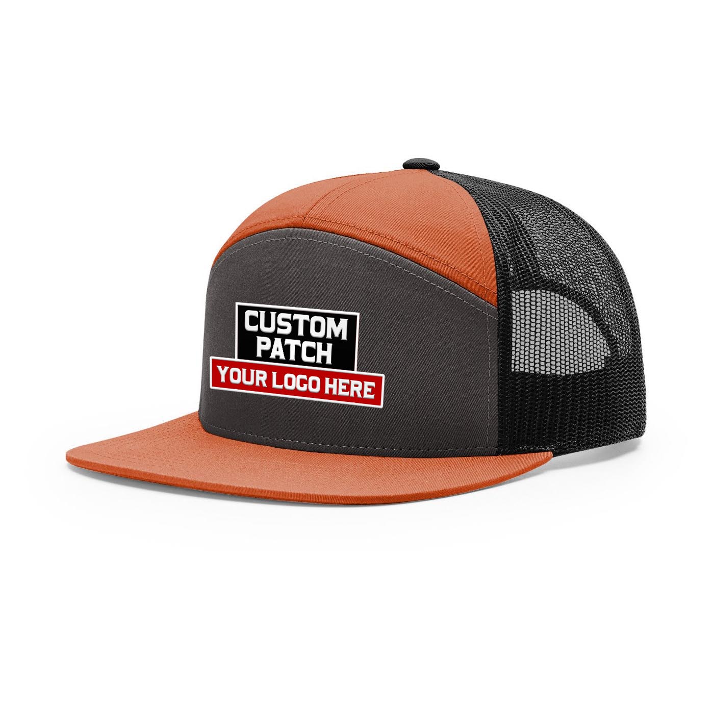 Custom Patch Richardson 168 7-Panel Trucker Hat