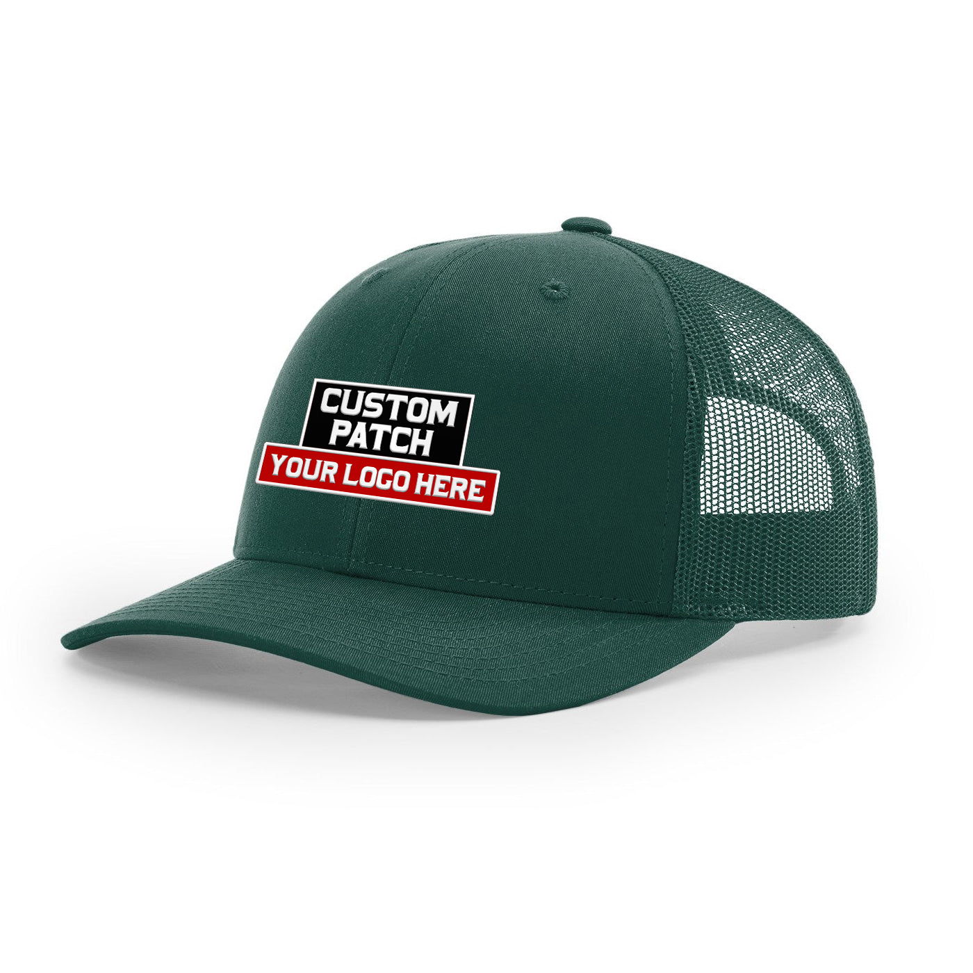 Custom Patch Richardson 112 Trucker Cap Solid Hats Solid Colors One Color