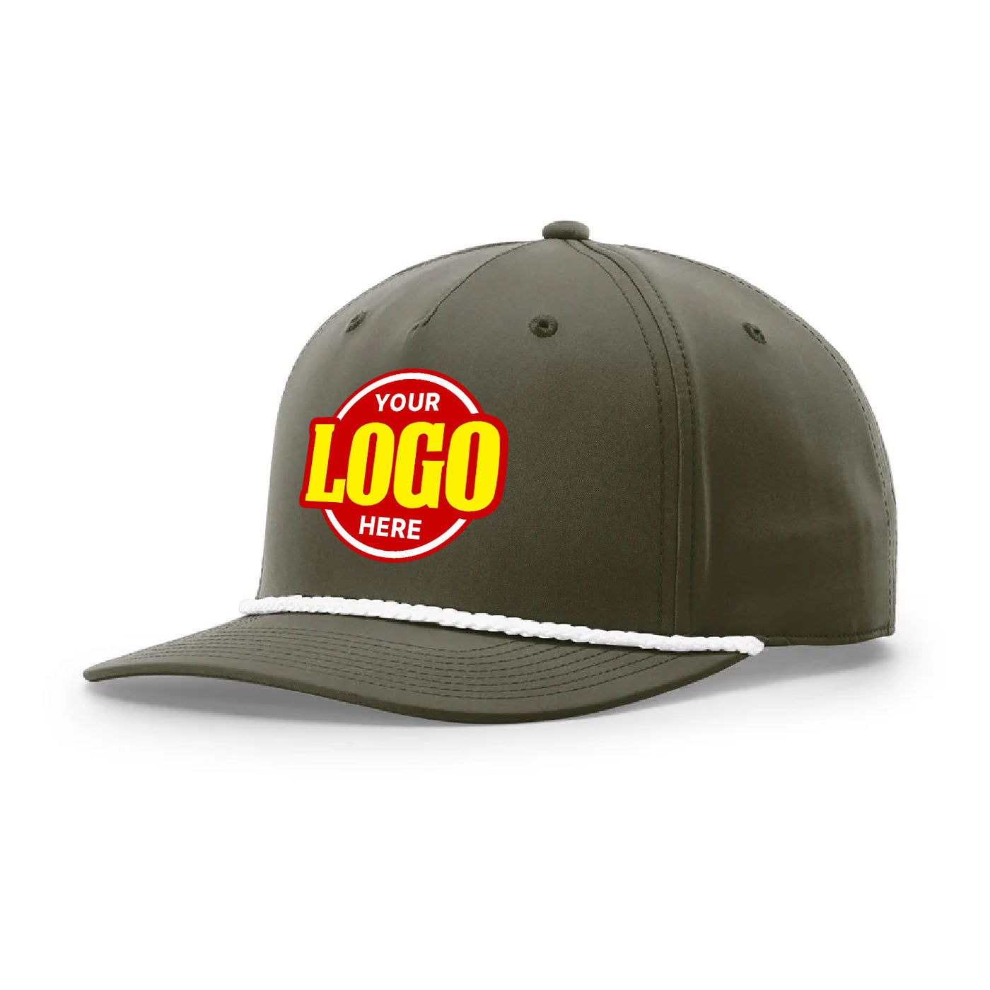Custom Embroidered Richardson 258 Five Panel Classic Rope Cap
