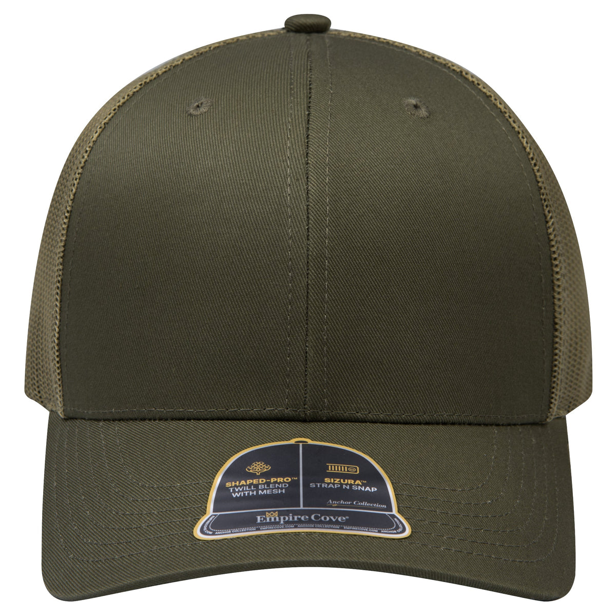 Empire Cove Shaped-Pro 6 Panel Trucker Hat EC001 - Sample