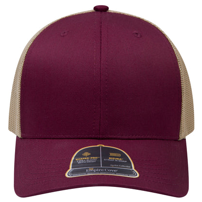 Empire Cove Shaped-Pro 6 Panel Trucker Hat EC001 - Sample