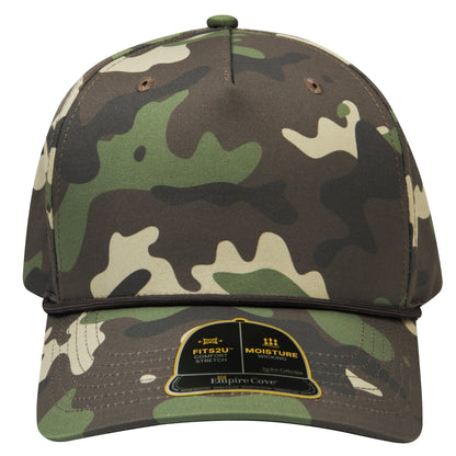 Empire Cove EC005 Camo Colors 5-Panel Performance Rope Hat