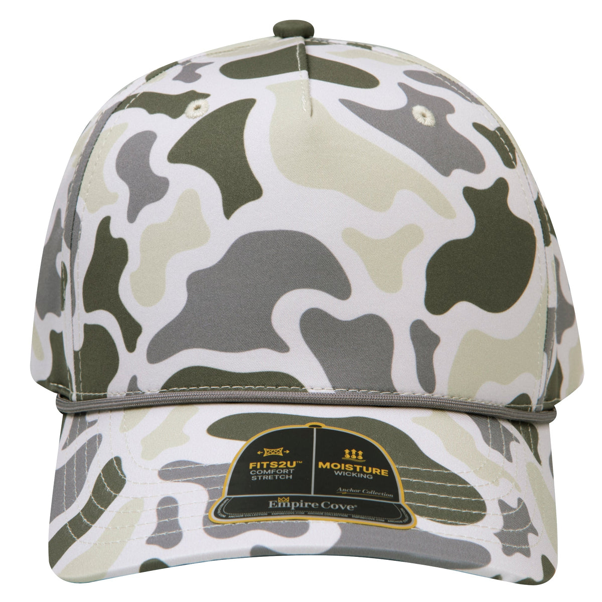 Empire Cove EC005 Camo Colors 5-Panel Performance Rope Hat