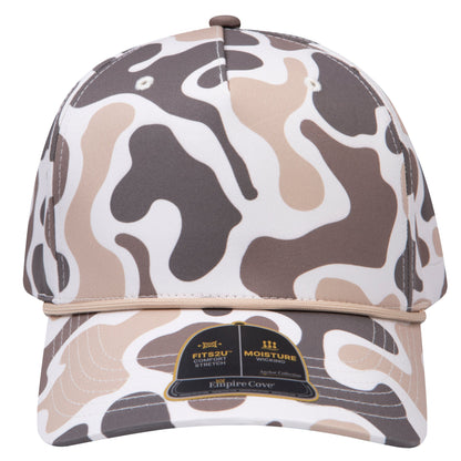 Empire Cove EC005 Camo Colors 5-Panel Performance Rope Hat