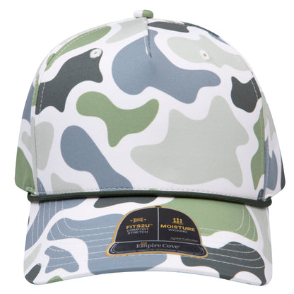Empire Cove EC005 Camo Colors 5-Panel Performance Rope Hat