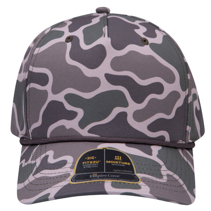 Empire Cove EC005 Camo Colors 5-Panel Performance Rope Hat