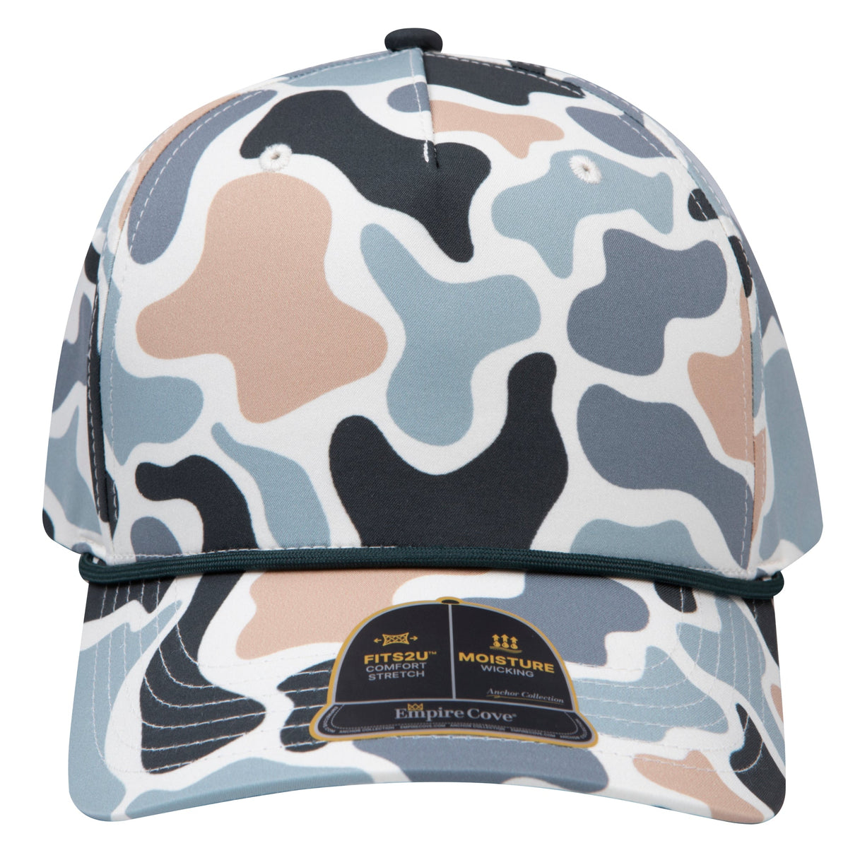 Empire Cove EC005 Camo Colors 5-Panel Performance Rope Hat