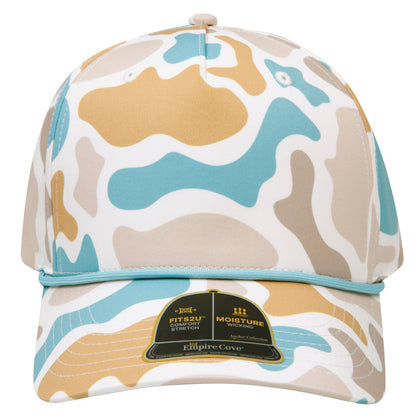 Empire Cove EC005 Camo Colors 5-Panel Performance Rope Hat