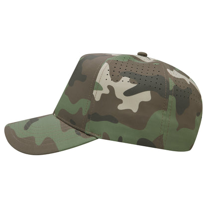 Empire Cove EC012 Camo Colors 5 Panel Performance Laser Perforated Hat