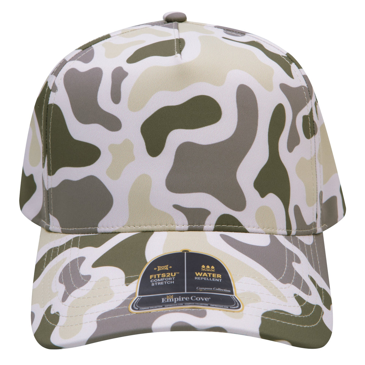 Empire Cove EC012 Camo Colors 5 Panel Performance Laser Perforated Hat