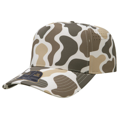 Empire Cove EC012 Camo Colors 5 Panel Performance Laser Perforated Hat