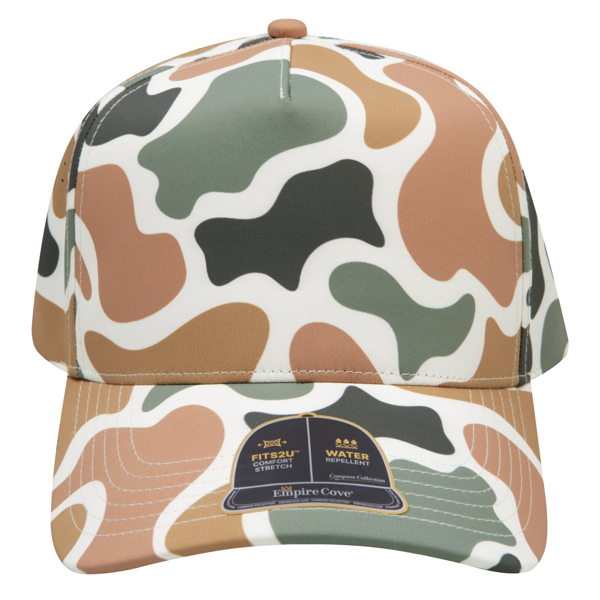 Empire Cove EC012 Camo Colors 5 Panel Performance Laser Perforated Hat