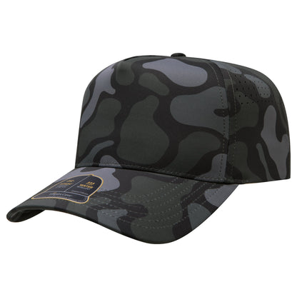 Empire Cove EC012 Camo Colors 5 Panel Performance Laser Perforated Hat