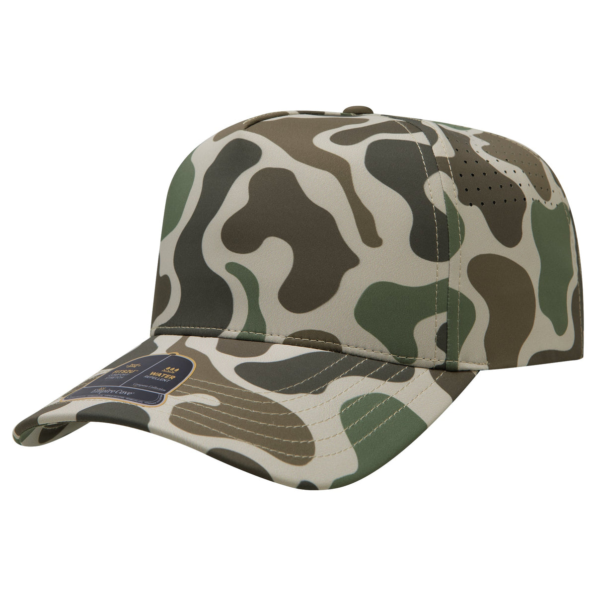 Empire Cove EC012 Camo Colors 5 Panel Performance Laser Perforated Hat