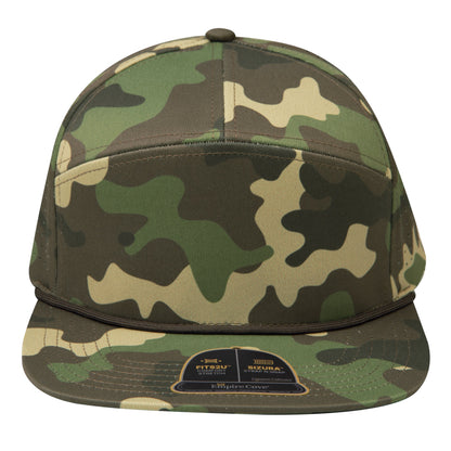 Empire Cove EC013 Camo Colors 7 Panel Performance Laser Perforated Rope Hat
