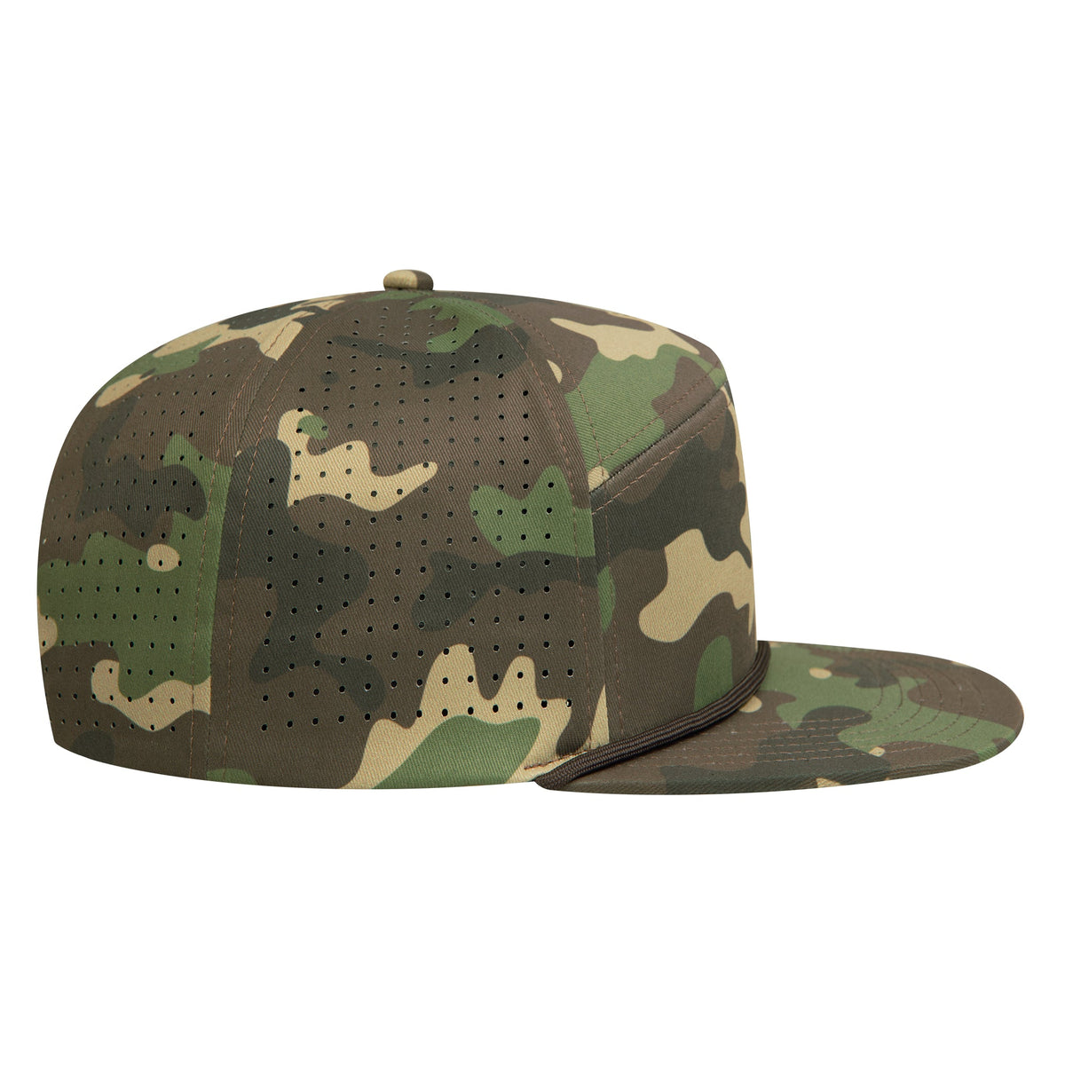 Empire Cove EC013 Camo Colors 7 Panel Performance Laser Perforated Rope Hat