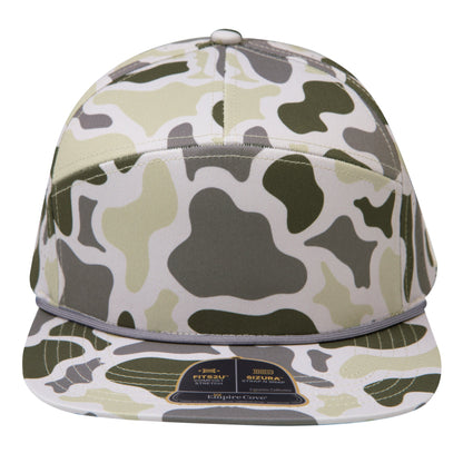 Empire Cove EC013 Camo Colors 7 Panel Performance Laser Perforated Rope Hat