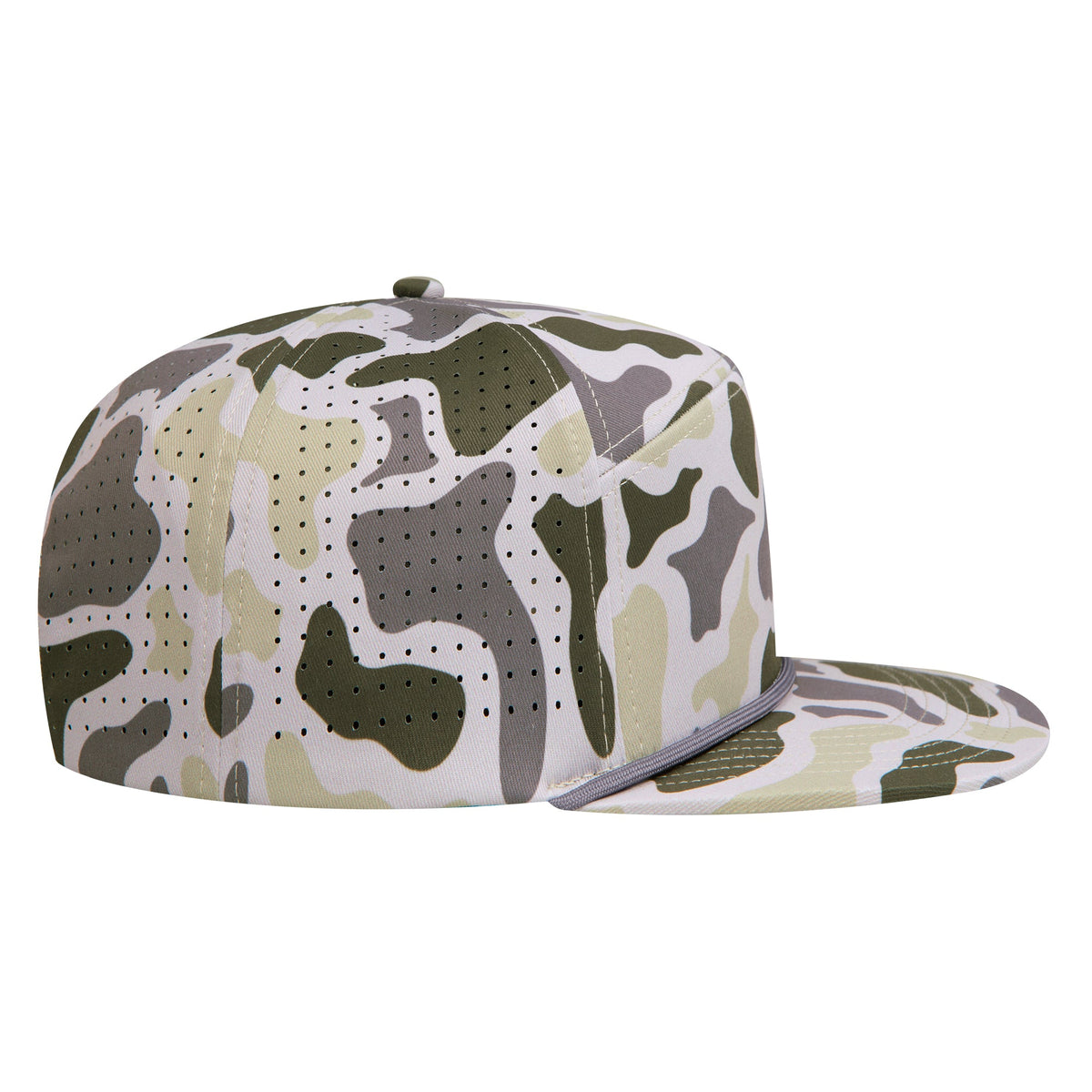 Empire Cove EC013 Camo Colors 7 Panel Performance Laser Perforated Rope Hat