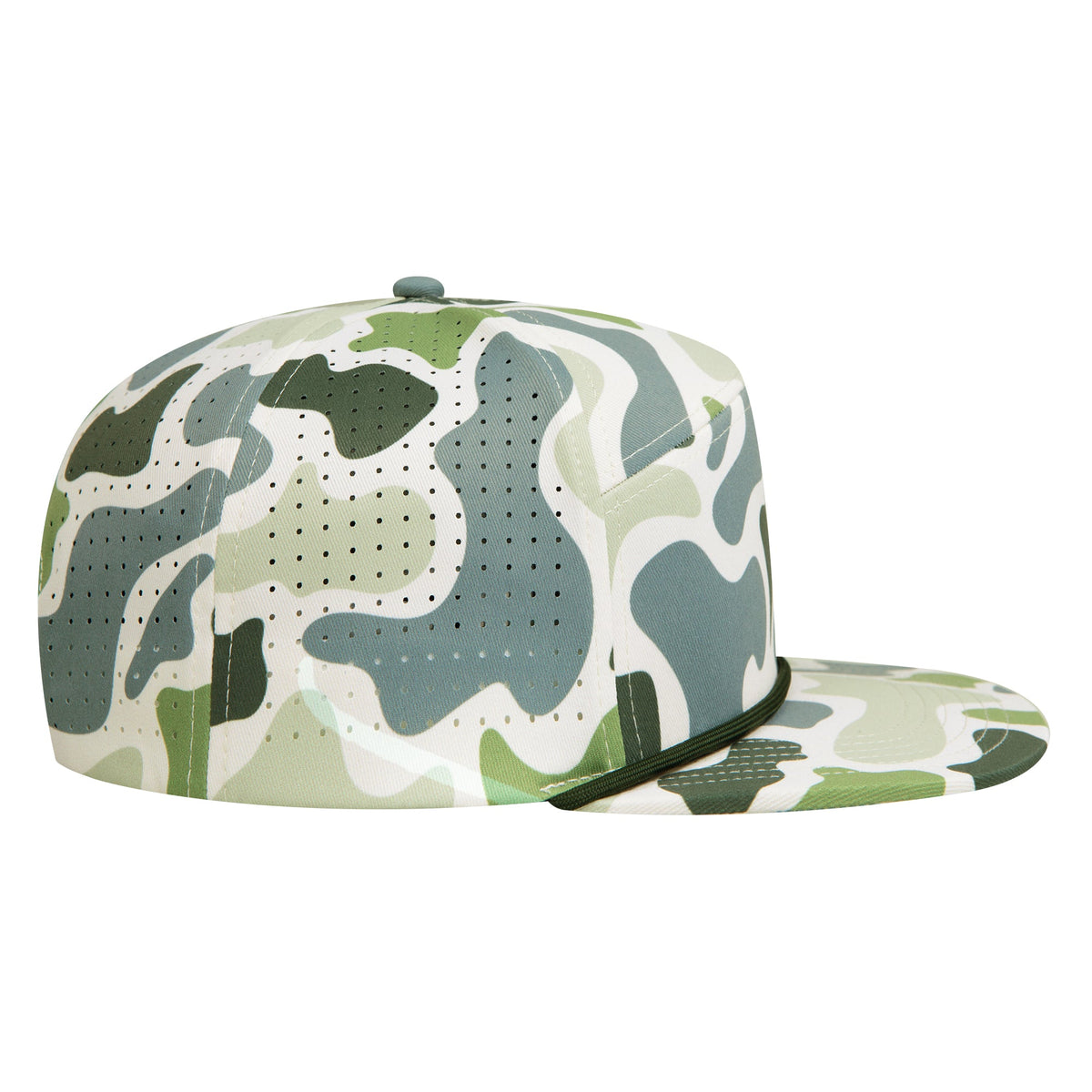 Empire Cove EC013 Camo Colors 7 Panel Performance Laser Perforated Rope Hat