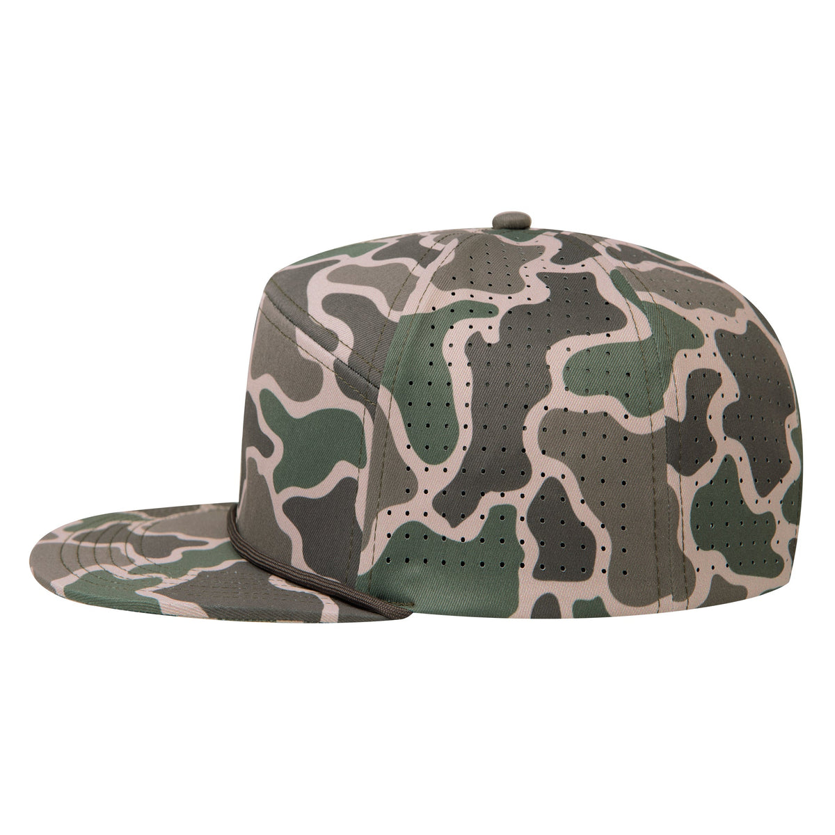 Empire Cove EC013 Camo Colors 7 Panel Performance Laser Perforated Rope Hat