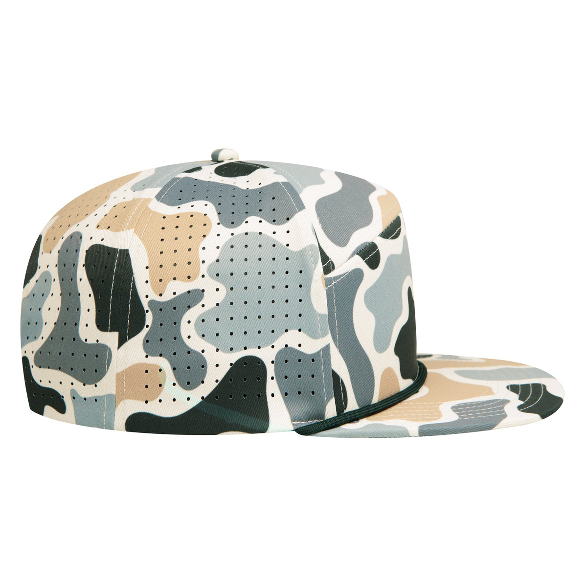 Empire Cove EC013 Camo Colors 7 Panel Performance Laser Perforated Rope Hat