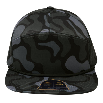 Empire Cove EC013 Camo Colors 7 Panel Performance Laser Perforated Rope Hat
