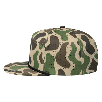 Empire Cove EC013 Camo Colors 7 Panel Performance Laser Perforated Rope Hat