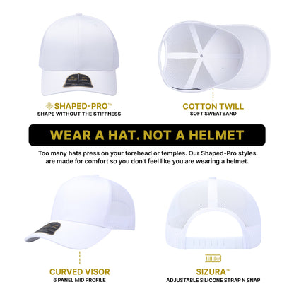 Empire Cove EC001 Shaped-Pro 6 Panel Trucker Hat