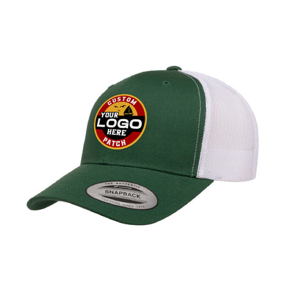 Custom Patch Yupoong 6606T Retro Trucker Hat, Mesh Back, 2-Tone Colors, YP Classics