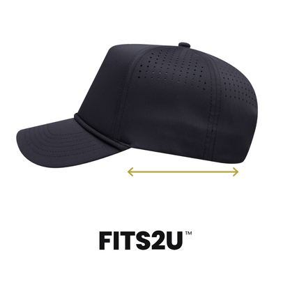 Empire Cove EC011 5 Panel Performance FITS2U Laser Perforated Rope Hat