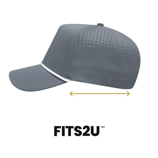 Empire Cove EC011 5 Panel Performance FITS2U Laser Perforated Rope Hat