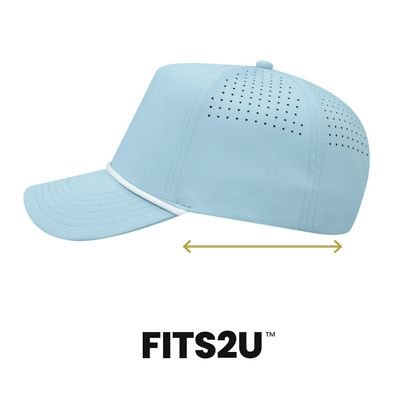 Empire Cove EC011 5 Panel Performance FITS2U Laser Perforated Rope Hat