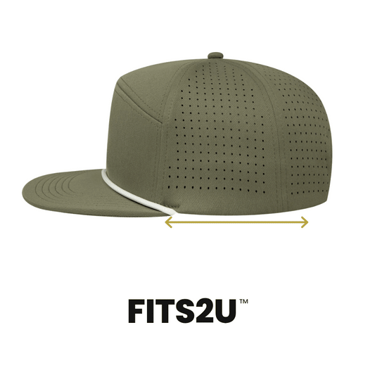 Empire Cove EC013 7 Panel Performance FITS2U Laser Perforated Rope Hat