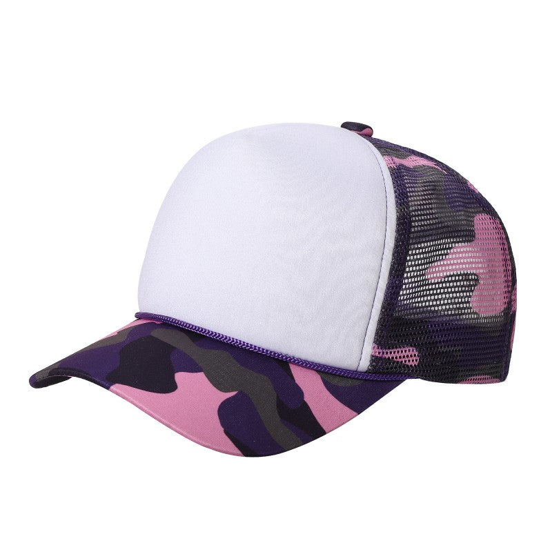 Unbranded Camo Foam Trucker Hat, Blank Mesh Camouflage Cap
