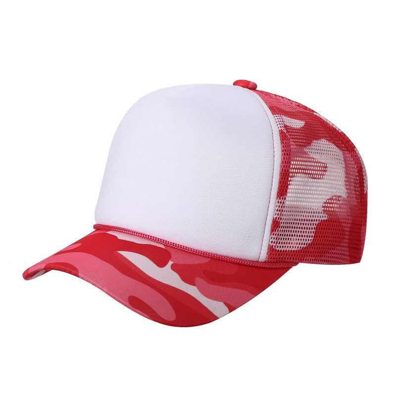 Unbranded Camo Foam Trucker Hat, Blank Mesh Camouflage Cap