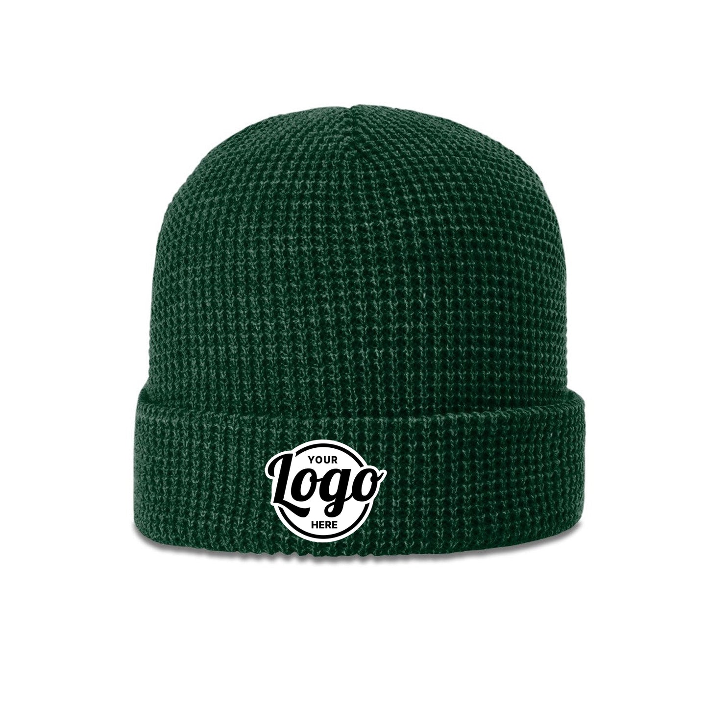 Richardson Beanie Custom Logo Package Deal - Style 146 Waffle Knit Beanie