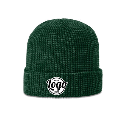 Richardson Beanie Custom Logo Package Deal - Style 146 Waffle Knit Beanie