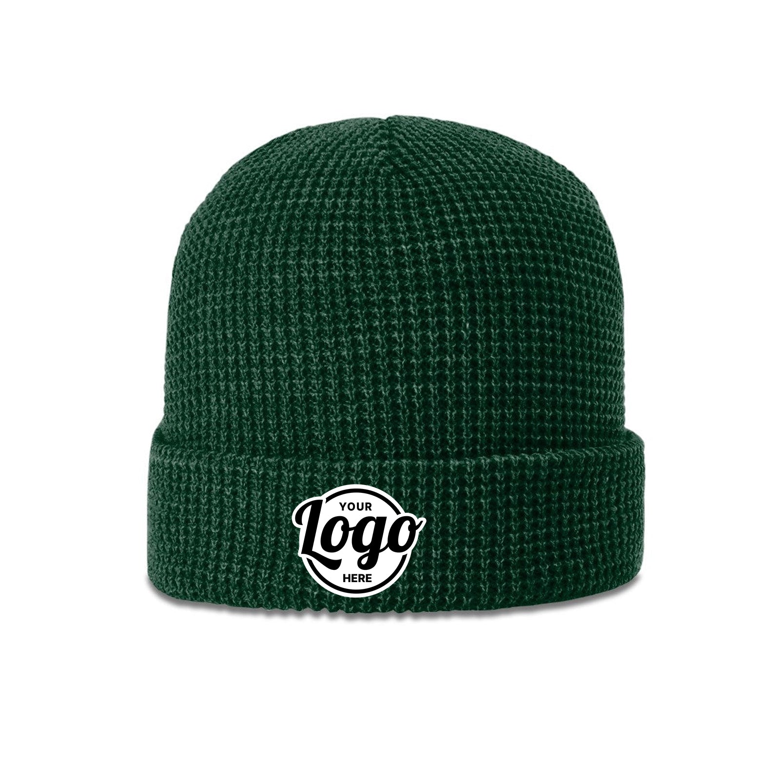 Custom Patch Richardson 146 Waffle Knit Beanie with Cuff – Star
