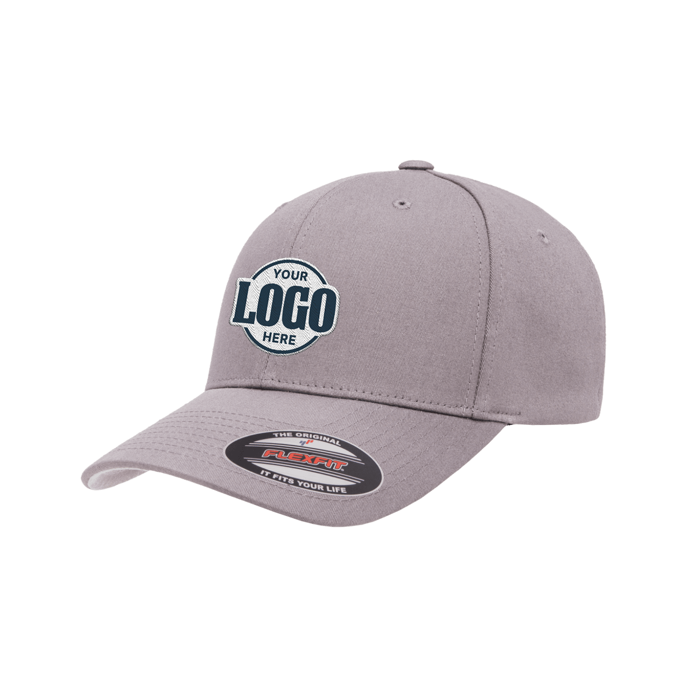 Custom Embroidered FlexFit 5001 V-Flexfit Cotton Twill Cap