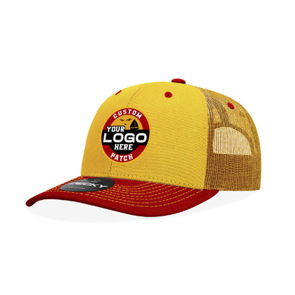 Custom Patch Decky 6031 - 6 Panel Mid Profile Structured Contra-Stitch Trucker Hat