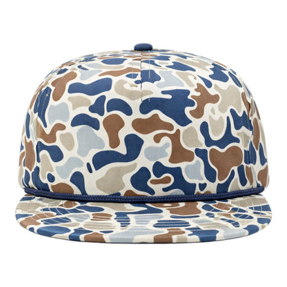 Blank Rope Hats Camo 5-Panel Snapback