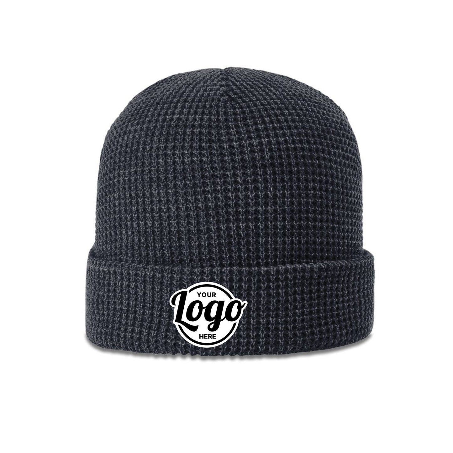 Richardson Beanie Custom Logo Package Deal - Style 146 Waffle Knit Beanie