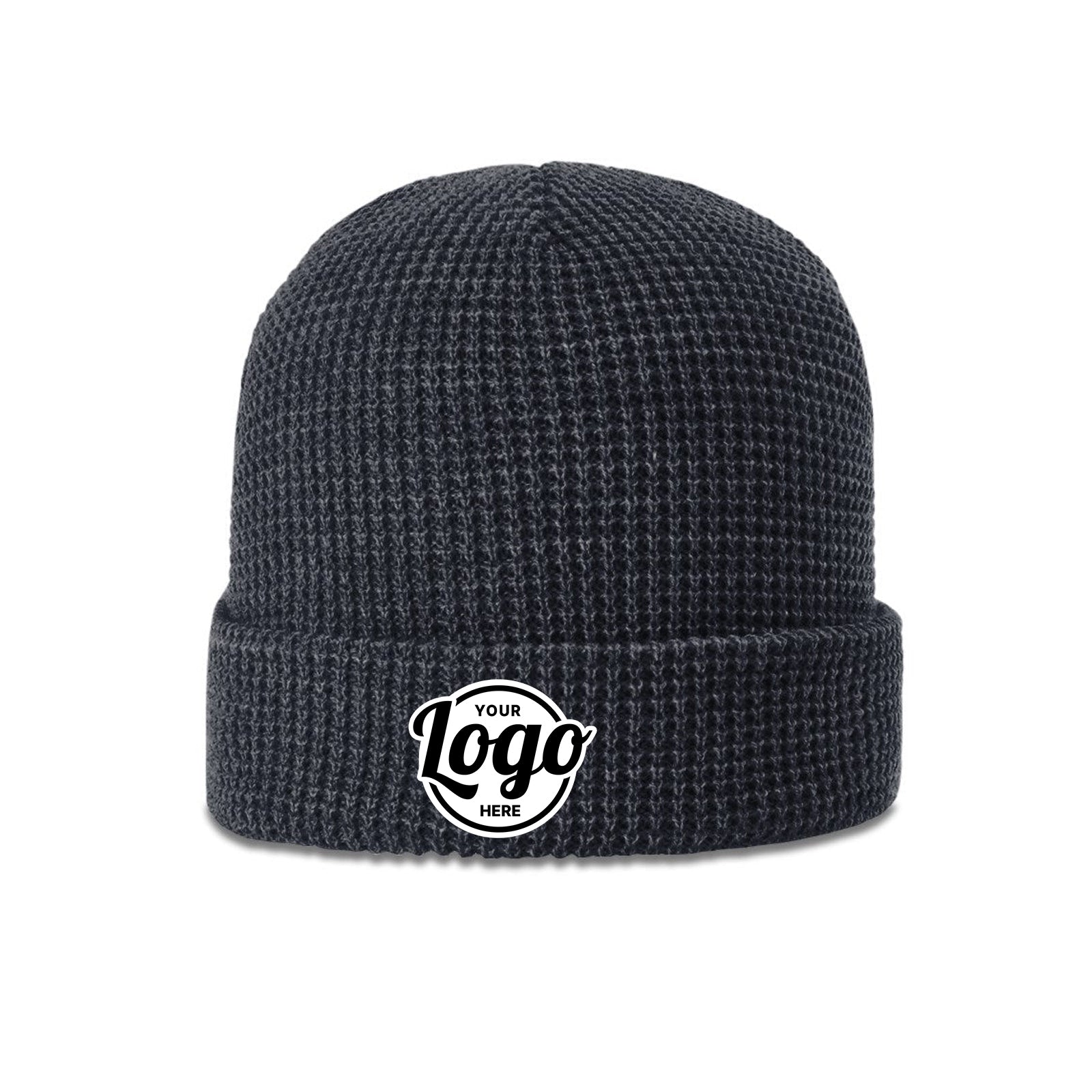Custom Patch Richardson 146 Waffle Knit Beanie with Cuff – Star