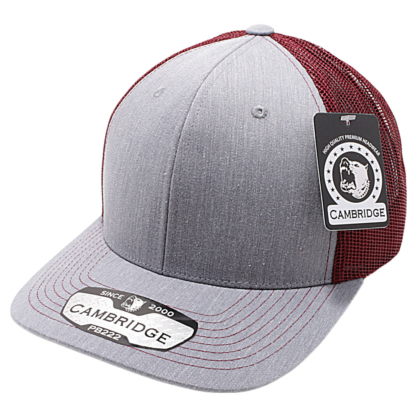 Pit Bull Cambridge PB222H Heather Trucker Hat PB222