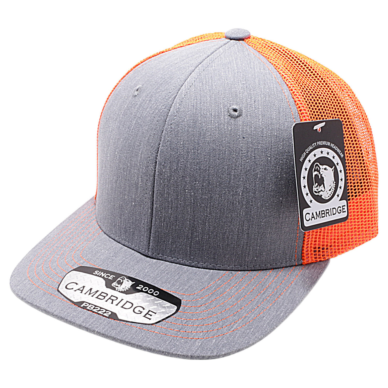 Pit Bull Cambridge PB222H Heather Trucker Hat PB222