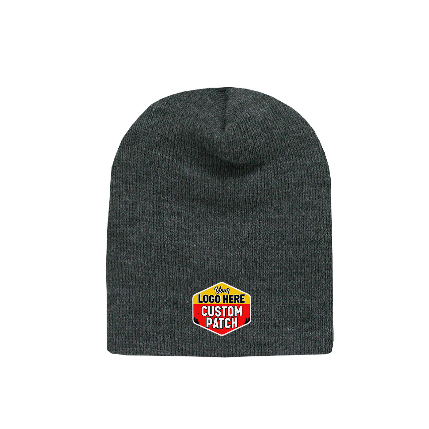 Custom Patch Decky 614 - Acrylic Short Beanie, Knit Cap - 614