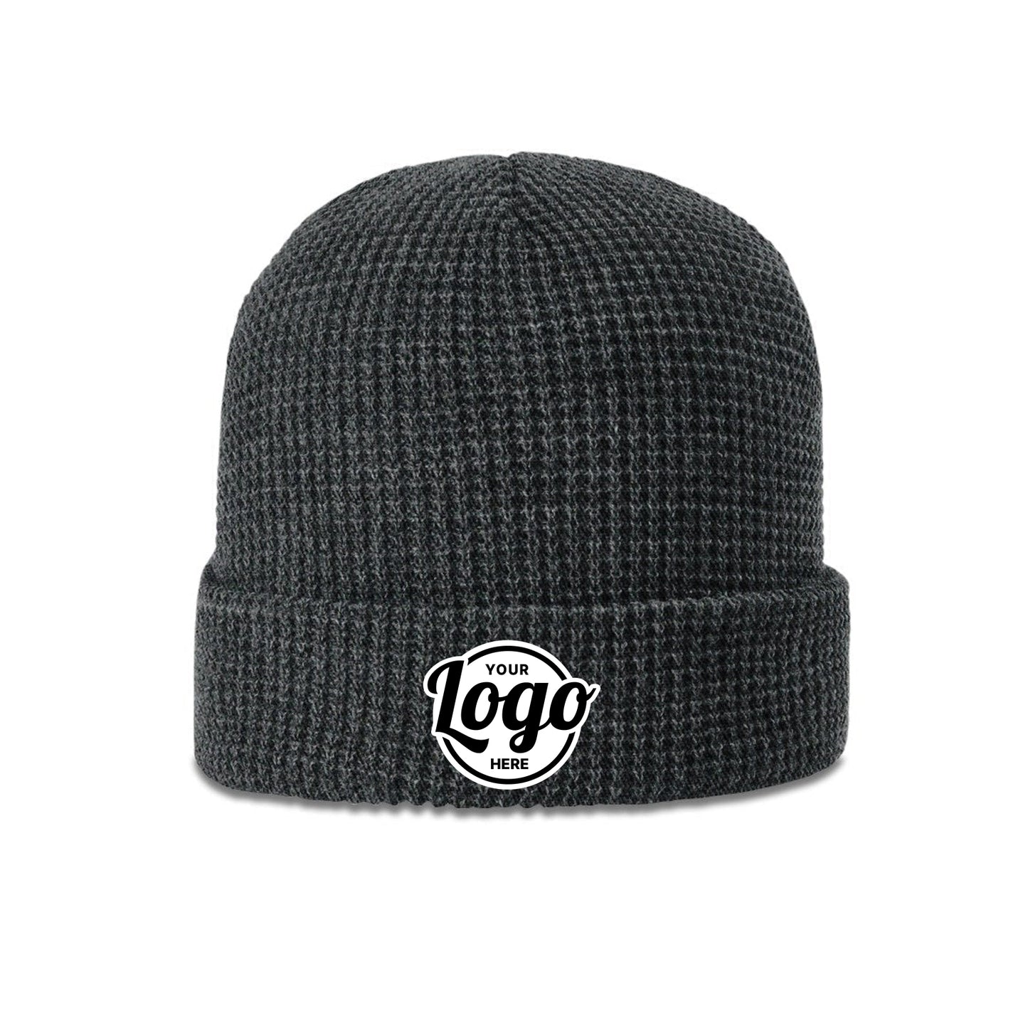 Richardson Beanie Custom Logo Package Deal - Style 146 Waffle Knit Beanie